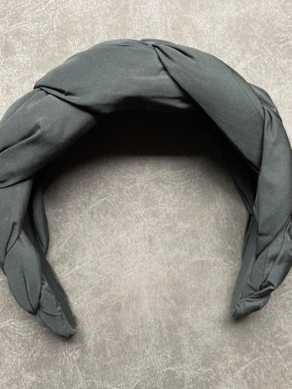 Valentino black padded headband